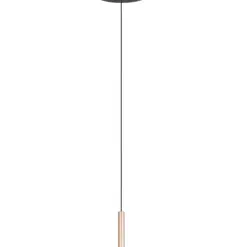 Trio Lighting – 334410165 GUANO Κρεμαστό Φωτιστικό Σποτ LED 8W 850lm Step Dimmable CCT Μαύρο & Καφέ