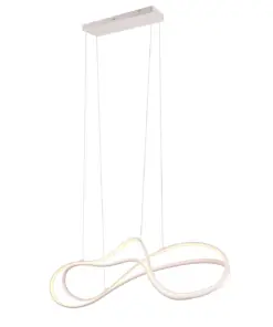 Trio Lighting NALA – 344310131 Κρεμαστό Φωτιστικό Ράγα LED 57W 6800lm Step Dimmable CCT Λευκό Ματ