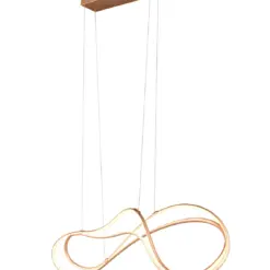 Trio Lighting NALA – 344310179 Κρεμαστό Φωτιστικό Ράγα LED 57W 6800lm Step Dimmable CCT Χρυσό