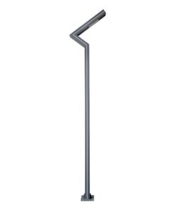 GLOBOSTAR® ZAPOPAN 90838 Φωτιστικό Urban Light Πλατείας/Πάρκου LED 30W 4080lm 120° AC 220-240V Αδιάβροχο IP65 IK09 Φυσικό Λευκό 5000K – LUMILEDs SMD Chip & MEANWELL Driver – Γκρι Ανθρακί – Μ75 x Π14 x Υ360cm – 5 Χρόνια Εγγύηση