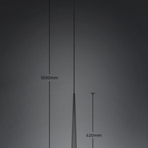 Trio Lighting CALA – 354810132 Κρεμαστό Φωτιστικό Spot LED 5.5W 550lm Step Dimmable CCT Μαύρο Ματ