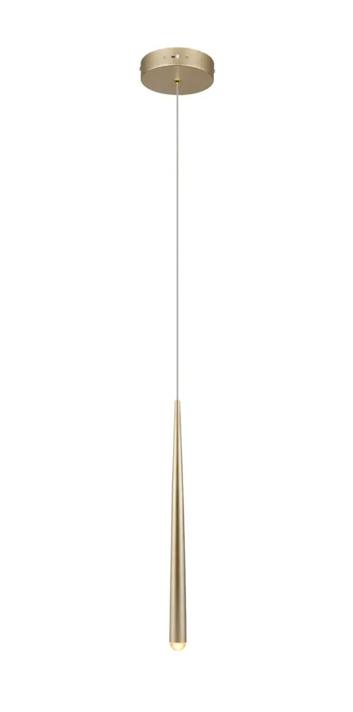 Trio Lighting CALA – 354810179 Κρεμαστό Φωτιστικό Spot LED 5.5W 550lm Step Dimmable CCT Χρυσό Ματ