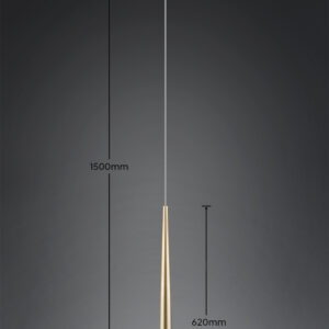 Trio Lighting CALA – 354810179 Κρεμαστό Φωτιστικό Spot LED 5.5W 550lm Step Dimmable CCT Χρυσό Ματ