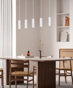 Κρεμαστό Φωτιστικό Ράγα Trio Lighting SOKA με 5xGU10 Λευκά Σποτ – 367700531