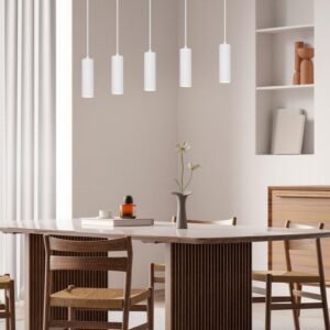 Κρεμαστό Φωτιστικό Ράγα Trio Lighting SOKA με 5xGU10 Λευκά Σποτ – 367700531