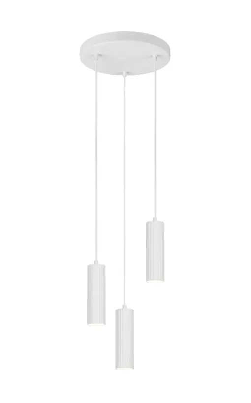 Κρεμαστό Φωτιστικό Ροζέτα Trio Lighting SOKA με 3xGU10 Λευκά Σποτ - 367730331