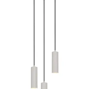 Κρεμαστό Φωτιστικό Ροζέτα Trio Lighting SOKA με 3xGU10 Γκρι Σποτ - 367730376