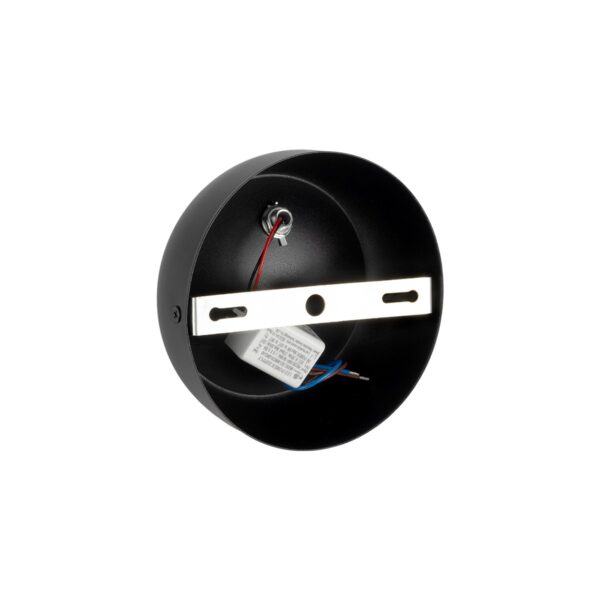 GLOBOSTAR® TSUKI 60675 Μοντέρνο Φωτιστικό Τοίχου – Απλίκα LED 5W 625lm 180° AC 220-240V Αδιάβροχο IP65 Θερμό Λευκό 2700K – Bridgelux COB Chip & TÜV SÜD Driver – Μαύρο Ματ – Μ14 x Π8.5 x Υ14cm – 5 Χρόνια Εγγύηση
