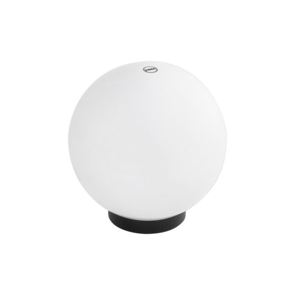 GLOBOSTAR® AGROS 61594 Φωτιστικό Κήπου με Ντουί 1 x E27 AC 220-240V Αδιάβροχο IP65 – Λευκό & Μάυρο – Μ20 x Π20 x Υ22cm