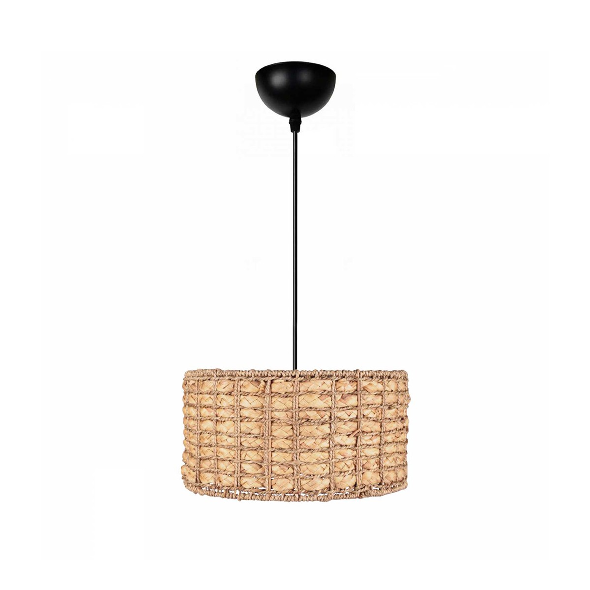 GLOBOSTAR® POMEGRANDE 204-0157 Boho Κρεμαστό Φωτιστικό Οροφής με Ντουί 1 x E27 AC 220-240V IP20 – Μπεζ – Μ30 x Π30 x Υ16cm