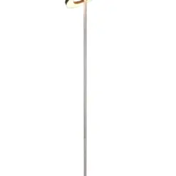 Trio Lighting - 434410107 GUANO Φωτιστικό Δαπέδου LED 19W 2100lm Step Dimmable CCT Μαύρο & Νίκελ Ματ
