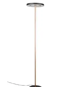 Trio Lighting – 434410165 GUANO Φωτιστικό Δαπέδου LED 19W 2100lm Step Dimmable CCT Μαύρο & Καφέ