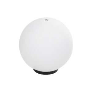 GLOBOSTAR® AGROS 61710 Φωτιστικό Κήπου με Ντουί 1 x E27 AC 220-240V Αδιάβροχο IP65 – Λευκό & Μάυρο – Μ30 x Π30 x Υ32cm