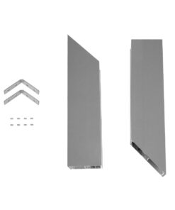 GLOBOSTAR® ALP-CORNER-IN90 BRIGHTRAIL 61782 Επιφανειακό / Κρεμαστό Προφίλ Αλουμινίου Γωνία με Λευκό Γαλακτερό Πατητό Κάλυμμα για Ταινίες LED IP20 – Γκρι Ανθρακί Ματ – Μ30 x Π5 x Υ7.5cm