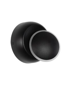 GLOBOSTAR® TSUKI 60675 Μοντέρνο Φωτιστικό Τοίχου – Απλίκα LED 5W 625lm 180° AC 220-240V Αδιάβροχο IP65 Θερμό Λευκό 2700K – Bridgelux COB Chip & TÜV SÜD Driver – Μαύρο Ματ – Μ14 x Π8.5 x Υ14cm – 5 Χρόνια Εγγύηση