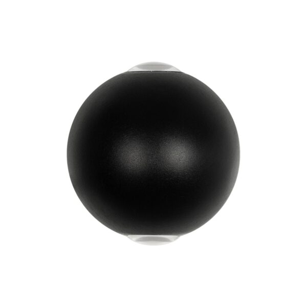 GLOBOSTAR® VEGA 60672 Μοντέρνο Φωτιστικό Τοίχου – Απλίκα LED 6W 750lm 30° AC 220-240V Αδιάβροχο IP65 Θερμό Λευκό 2700K – Bridgelux COB Chip & TÜV SÜD Driver – Μαύρο Ματ – Μ10 x Π7.5 x Υ10cm – 5 Χρόνια Εγγύηση