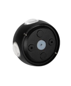 GLOBOSTAR® VEGA 60673 Μοντέρνο Φωτιστικό Τοίχου – Απλίκα LED 12W 1500lm 30° AC 220-240V Αδιάβροχο IP65 Θερμό Λευκό 2700K – Bridgelux COB Chip & TÜV SÜD Driver – Μαύρο Ματ – Μ10 x Π7.5 x Υ10cm – 5 Χρόνια Εγγύηση