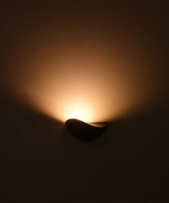 GLOBOSTAR® SELENE 60674 Μοντέρνο Φωτιστικό Τοίχου – Απλίκα LED 5W 625lm 90° AC 220-240V Αδιάβροχο IP65 Θερμό Λευκό 2700K – Bridgelux COB Chip & TÜV SÜD Driver – Μαύρο Ματ – Μ20 x Π9 x Υ12cm – 5 Χρόνια Εγγύηση