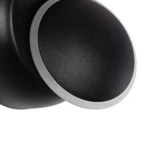 GLOBOSTAR® TSUKI 60675 Μοντέρνο Φωτιστικό Τοίχου – Απλίκα LED 5W 625lm 180° AC 220-240V Αδιάβροχο IP65 Θερμό Λευκό 2700K – Bridgelux COB Chip & TÜV SÜD Driver – Μαύρο Ματ – Μ14 x Π8.5 x Υ14cm – 5 Χρόνια Εγγύηση