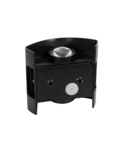 GLOBOSTAR® SIXOAD 60676 Μοντέρνο Φωτιστικό Τοίχου – Απλίκα LED 4W 500lm 30° AC 220-240V Αδιάβροχο IP65 Θερμό Λευκό 2700K – CREE XPE Chip & TÜV SÜD Driver – Μαύρο Ματ – Μ8.5 x Π3.5 x Υ8cm – 5 Χρόνια Εγγύηση