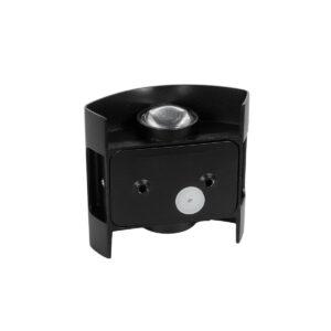 GLOBOSTAR® SIXOAD 60676 Μοντέρνο Φωτιστικό Τοίχου – Απλίκα LED 4W 500lm 30° AC 220-240V Αδιάβροχο IP65 Θερμό Λευκό 2700K – CREE XPE Chip & TÜV SÜD Driver – Μαύρο Ματ – Μ8.5 x Π3.5 x Υ8cm – 5 Χρόνια Εγγύηση