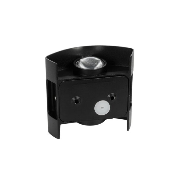 GLOBOSTAR® SIXOAD 60676 Μοντέρνο Φωτιστικό Τοίχου – Απλίκα LED 4W 500lm 30° AC 220-240V Αδιάβροχο IP65 Θερμό Λευκό 2700K – CREE XPE Chip & TÜV SÜD Driver – Μαύρο Ματ – Μ8.5 x Π3.5 x Υ8cm – 5 Χρόνια Εγγύηση