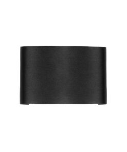 GLOBOSTAR® SIXOAD 60677 Μοντέρνο Φωτιστικό Τοίχου – Απλίκα LED 8W 1000lm 30° AC 220-240V Αδιάβροχο IP65 Θερμό Λευκό 2700K – CREE XPE Chip & TÜV SÜD Driver – Μαύρο Ματ – Μ12 x Π4 x Υ8cm – 5 Χρόνια Εγγύηση