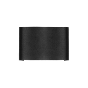 GLOBOSTAR® SIXOAD 60677 Μοντέρνο Φωτιστικό Τοίχου – Απλίκα LED 8W 1000lm 30° AC 220-240V Αδιάβροχο IP65 Θερμό Λευκό 2700K – CREE XPE Chip & TÜV SÜD Driver – Μαύρο Ματ – Μ12 x Π4 x Υ8cm – 5 Χρόνια Εγγύηση