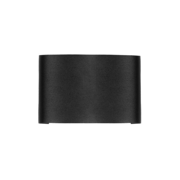 GLOBOSTAR® SIXOAD 60677 Μοντέρνο Φωτιστικό Τοίχου – Απλίκα LED 8W 1000lm 30° AC 220-240V Αδιάβροχο IP65 Θερμό Λευκό 2700K – CREE XPE Chip & TÜV SÜD Driver – Μαύρο Ματ – Μ12 x Π4 x Υ8cm – 5 Χρόνια Εγγύηση