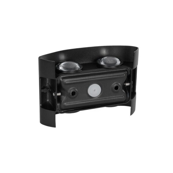 GLOBOSTAR® SIXOAD 60677 Μοντέρνο Φωτιστικό Τοίχου – Απλίκα LED 8W 1000lm 30° AC 220-240V Αδιάβροχο IP65 Θερμό Λευκό 2700K – CREE XPE Chip & TÜV SÜD Driver – Μαύρο Ματ – Μ12 x Π4 x Υ8cm – 5 Χρόνια Εγγύηση
