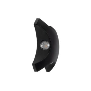 GLOBOSTAR® SPARK 60683 Μοντέρνο Φωτιστικό Τοίχου – Απλίκα LED 8W 1000lm 30° AC 220-240V Αδιάβροχο IP65 Θερμό Λευκό 2700K – CREE XPE Chip & TÜV SÜD Driver – Μαύρο Ματ – Μ14.5 x Π5 x Υ14.5cm – 5 Χρόνια Εγγύηση