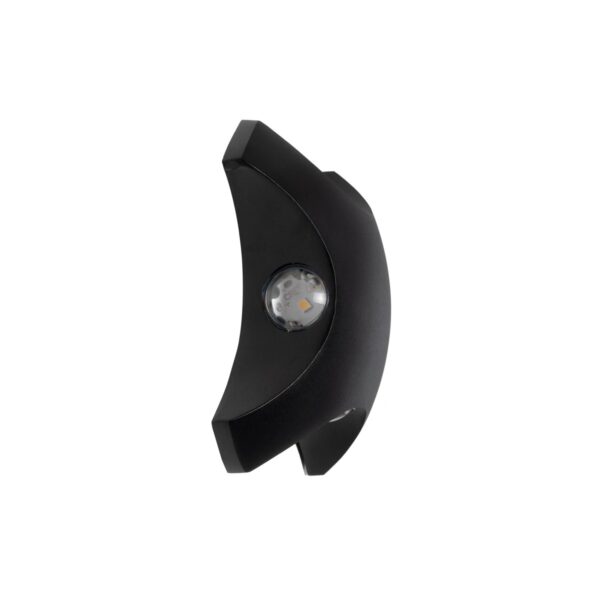 GLOBOSTAR® SPARK 60683 Μοντέρνο Φωτιστικό Τοίχου – Απλίκα LED 8W 1000lm 30° AC 220-240V Αδιάβροχο IP65 Θερμό Λευκό 2700K – CREE XPE Chip & TÜV SÜD Driver – Μαύρο Ματ – Μ14.5 x Π5 x Υ14.5cm – 5 Χρόνια Εγγύηση