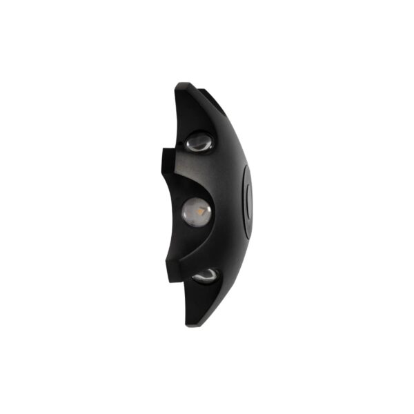 GLOBOSTAR® SPARK 60684 Μοντέρνο Φωτιστικό Τοίχου – Απλίκα LED 16W 2000lm 30° AC 220-240V Αδιάβροχο IP65 Θερμό Λευκό 2700K – CREE XPE Chip & TÜV SÜD Driver – Μαύρο Ματ – Μ25 x Π6 x Υ25cm – 5 Χρόνια Εγγύηση
