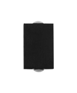 GLOBOSTAR® HIKARI 60685 Μοντέρνο Φωτιστικό Τοίχου – Απλίκα LED 4W 500lm 30° AC 220-240V Αδιάβροχο IP65 Θερμό Λευκό 2700K – CREE XPE Chip & TÜV SÜD Driver – Μαύρο Ματ – Μ6 x Π4 x Υ10.5cm – 5 Χρόνια Εγγύηση