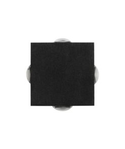 GLOBOSTAR® HIKARI 60686 Μοντέρνο Φωτιστικό Τοίχου – Απλίκα LED 8W 1000lm 30° AC 220-240V Αδιάβροχο IP65 Θερμό Λευκό 2700K – CREE XPE Chip & TÜV SÜD Driver – Μαύρο Ματ – Μ9 x Π4 x Υ9cm – 5 Χρόνια Εγγύηση