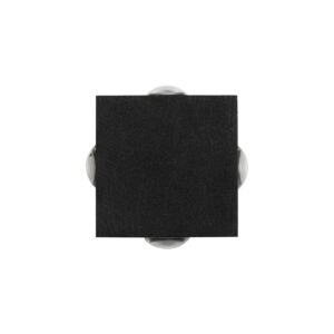 GLOBOSTAR® HIKARI 60686 Μοντέρνο Φωτιστικό Τοίχου – Απλίκα LED 8W 1000lm 30° AC 220-240V Αδιάβροχο IP65 Θερμό Λευκό 2700K – CREE XPE Chip & TÜV SÜD Driver – Μαύρο Ματ – Μ9 x Π4 x Υ9cm – 5 Χρόνια Εγγύηση