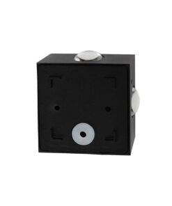 GLOBOSTAR® HIKARI 60686 Μοντέρνο Φωτιστικό Τοίχου – Απλίκα LED 8W 1000lm 30° AC 220-240V Αδιάβροχο IP65 Θερμό Λευκό 2700K – CREE XPE Chip & TÜV SÜD Driver – Μαύρο Ματ – Μ9 x Π4 x Υ9cm – 5 Χρόνια Εγγύηση