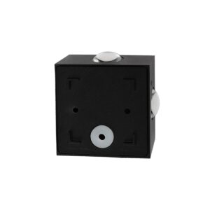 GLOBOSTAR® HIKARI 60686 Μοντέρνο Φωτιστικό Τοίχου – Απλίκα LED 8W 1000lm 30° AC 220-240V Αδιάβροχο IP65 Θερμό Λευκό 2700K – CREE XPE Chip & TÜV SÜD Driver – Μαύρο Ματ – Μ9 x Π4 x Υ9cm – 5 Χρόνια Εγγύηση