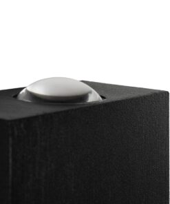 GLOBOSTAR® HIKARI 60686 Μοντέρνο Φωτιστικό Τοίχου – Απλίκα LED 8W 1000lm 30° AC 220-240V Αδιάβροχο IP65 Θερμό Λευκό 2700K – CREE XPE Chip & TÜV SÜD Driver – Μαύρο Ματ – Μ9 x Π4 x Υ9cm – 5 Χρόνια Εγγύηση