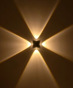 GLOBOSTAR® HIKARI 60686 Μοντέρνο Φωτιστικό Τοίχου – Απλίκα LED 8W 1000lm 30° AC 220-240V Αδιάβροχο IP65 Θερμό Λευκό 2700K – CREE XPE Chip & TÜV SÜD Driver – Μαύρο Ματ – Μ9 x Π4 x Υ9cm – 5 Χρόνια Εγγύηση