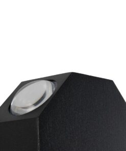 GLOBOSTAR® HIKARI 60687 Μοντέρνο Φωτιστικό Τοίχου – Απλίκα LED 8W 1000lm 30° AC 220-240V Αδιάβροχο IP65 Θερμό Λευκό 2700K – CREE XPE Chip & TÜV SÜD Driver – Μαύρο Ματ – Μ10 x Π4 x Υ10cm – 5 Χρόνια Εγγύηση