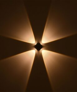 GLOBOSTAR® HIKARI 60687 Μοντέρνο Φωτιστικό Τοίχου – Απλίκα LED 8W 1000lm 30° AC 220-240V Αδιάβροχο IP65 Θερμό Λευκό 2700K – CREE XPE Chip & TÜV SÜD Driver – Μαύρο Ματ – Μ10 x Π4 x Υ10cm – 5 Χρόνια Εγγύηση