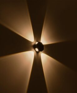 GLOBOSTAR® HIKARI 60687 Μοντέρνο Φωτιστικό Τοίχου – Απλίκα LED 8W 1000lm 30° AC 220-240V Αδιάβροχο IP65 Θερμό Λευκό 2700K – CREE XPE Chip & TÜV SÜD Driver – Μαύρο Ματ – Μ10 x Π4 x Υ10cm – 5 Χρόνια Εγγύηση