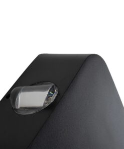 GLOBOSTAR® LUZ 60688 Μοντέρνο Φωτιστικό Τοίχου – Απλίκα LED 8W 1000lm 10° AC 220-240V Αδιάβροχο IP65 Θερμό Λευκό 2700K – CREE XPE Chip & TÜV SÜD Driver – Μαύρο Ματ – Μ13.5 x Π4.5 x Υ13.5cm – 5 Χρόνια Εγγύηση