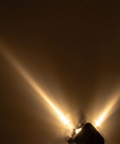 GLOBOSTAR® LUZ 60688 Μοντέρνο Φωτιστικό Τοίχου – Απλίκα LED 8W 1000lm 10° AC 220-240V Αδιάβροχο IP65 Θερμό Λευκό 2700K – CREE XPE Chip & TÜV SÜD Driver – Μαύρο Ματ – Μ13.5 x Π4.5 x Υ13.5cm – 5 Χρόνια Εγγύηση