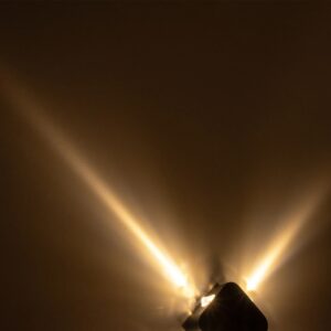 GLOBOSTAR® LUZ 60688 Μοντέρνο Φωτιστικό Τοίχου – Απλίκα LED 8W 1000lm 10° AC 220-240V Αδιάβροχο IP65 Θερμό Λευκό 2700K – CREE XPE Chip & TÜV SÜD Driver – Μαύρο Ματ – Μ13.5 x Π4.5 x Υ13.5cm – 5 Χρόνια Εγγύηση