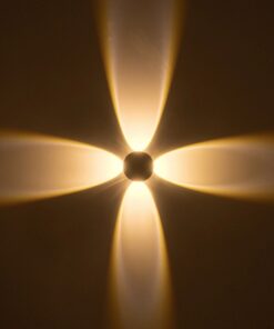 GLOBOSTAR® SOL 60689 Μοντέρνο Φωτιστικό Τοίχου – Απλίκα LED 8W 1000lm 30° AC 220-240V Αδιάβροχο IP65 Θερμό Λευκό 2700K – CREE XPE Chip & TÜV SÜD Driver – Μαύρο Ματ – Μ10 x Π5 x Υ10cm – 5 Χρόνια Εγγύηση