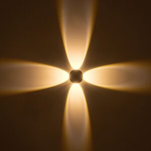 GLOBOSTAR® SOL 60689 Μοντέρνο Φωτιστικό Τοίχου – Απλίκα LED 8W 1000lm 30° AC 220-240V Αδιάβροχο IP65 Θερμό Λευκό 2700K – CREE XPE Chip & TÜV SÜD Driver – Μαύρο Ματ – Μ10 x Π5 x Υ10cm – 5 Χρόνια Εγγύηση