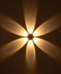 GLOBOSTAR® SOL 60690 Μοντέρνο Φωτιστικό Τοίχου – Απλίκα LED 12W 1500lm 30° AC 220-240V Αδιάβροχο IP65 Θερμό Λευκό 2700K – CREE XPE Chip & TÜV SÜD Driver – Μαύρο Ματ – Μ12 x Π5.5 x Υ12cm – 5 Χρόνια Εγγύηση