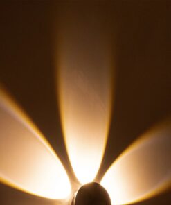 GLOBOSTAR® SOL 60690 Μοντέρνο Φωτιστικό Τοίχου – Απλίκα LED 12W 1500lm 30° AC 220-240V Αδιάβροχο IP65 Θερμό Λευκό 2700K – CREE XPE Chip & TÜV SÜD Driver – Μαύρο Ματ – Μ12 x Π5.5 x Υ12cm – 5 Χρόνια Εγγύηση